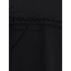 Ferragamo Black Cotton T-Shirt