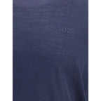 Dsquared² Blue Fleece Wool Sweatshirt