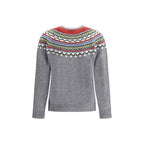 Dsquared² Gray Fleece Wool Sweatshirt