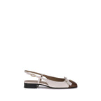 Valentino Garavani Cream Goatskin Ballet Flats