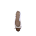 Valentino Garavani Cream Goatskin Ballet Flats