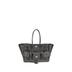 Balenciaga Black Calf Leather Bos Taurus Shoulder Bag