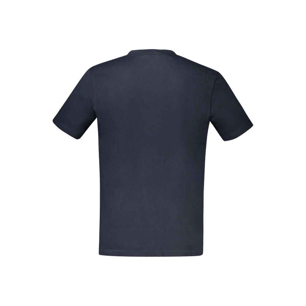 Hugo Boss Blue Cotton Men T-Shirt