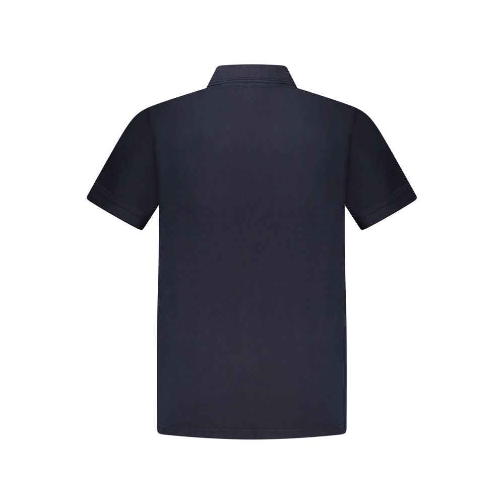 Hugo Boss Blue Cotton Polo Shirt