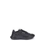 Dsquared² Black Calf Leather Bos Taurus Athletic Sneakers
