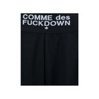 Comme Des Fuckdown Black Polyester Women Palazzo Trousers