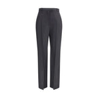 Alexander McQueen Black Wool Dress Pants