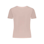 Guess Jeans Pink Cotton T-Shirt