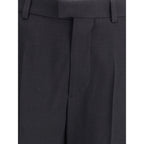 Balenciaga Black Viscose Flared Pants