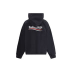 Balenciaga Black Cotton Sweatshirt