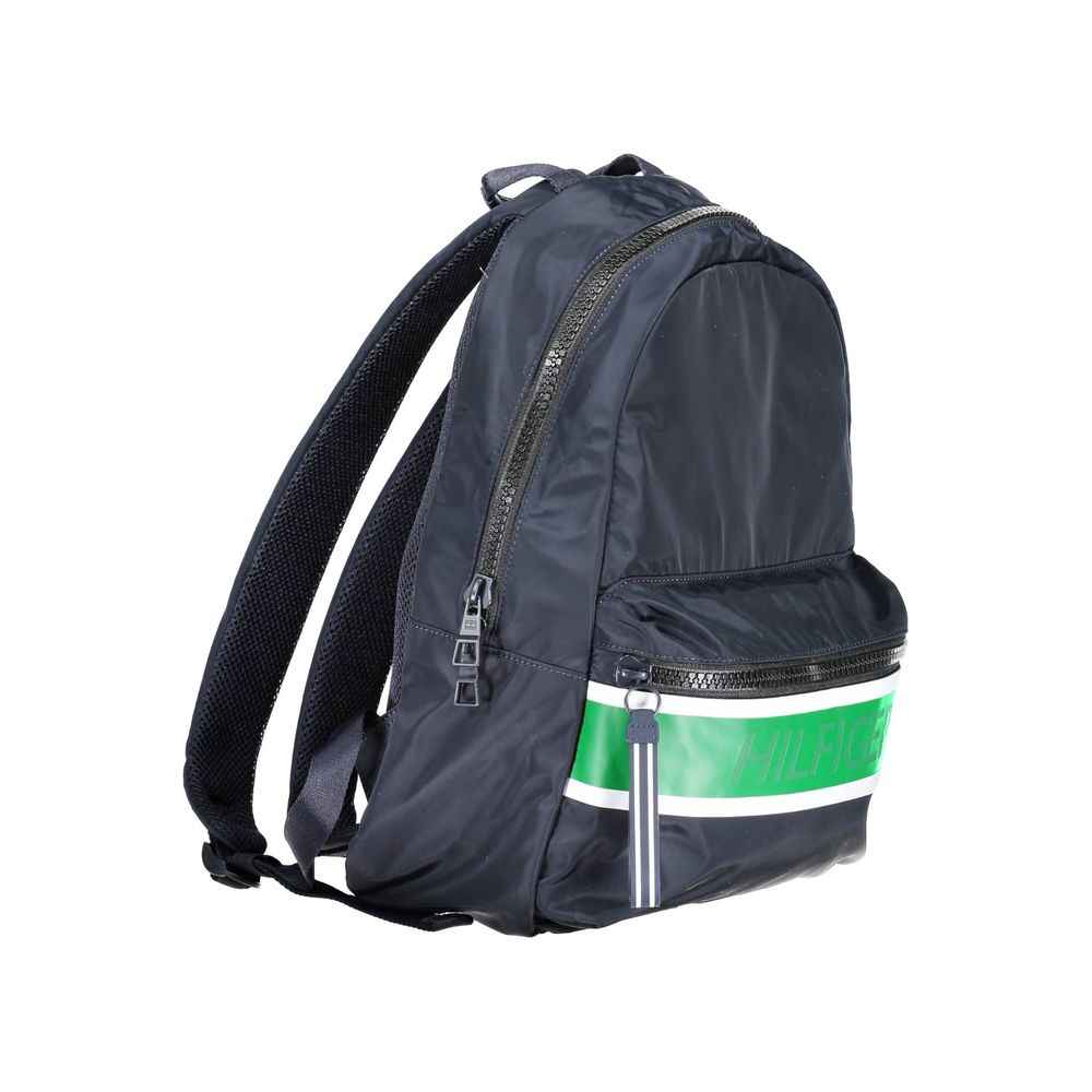 Tommy Hilfiger Blue Polyester Backpack
