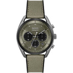 Hugo Boss Green Fabric Dress Watch