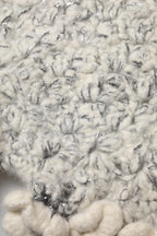 Dolce & Gabbana Metallic Bouclé Knit Cashmere Ruffled Shorts