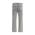 Fabiana Filippi Gray Cotton Straight-Leg Jeans