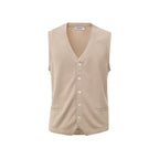 Gran Sasso Beige Cotton Sleveless Jacket