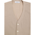 Gran Sasso Beige Cotton Sleveless Jacket