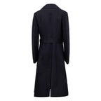Bottega Veneta Blue Cotton Trench Coat