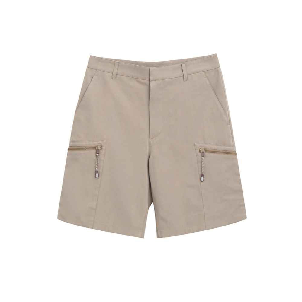 Dior Beige Cotton Cargo Shorts