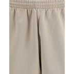 Balenciaga Beige Cotton Bermuda Shorts