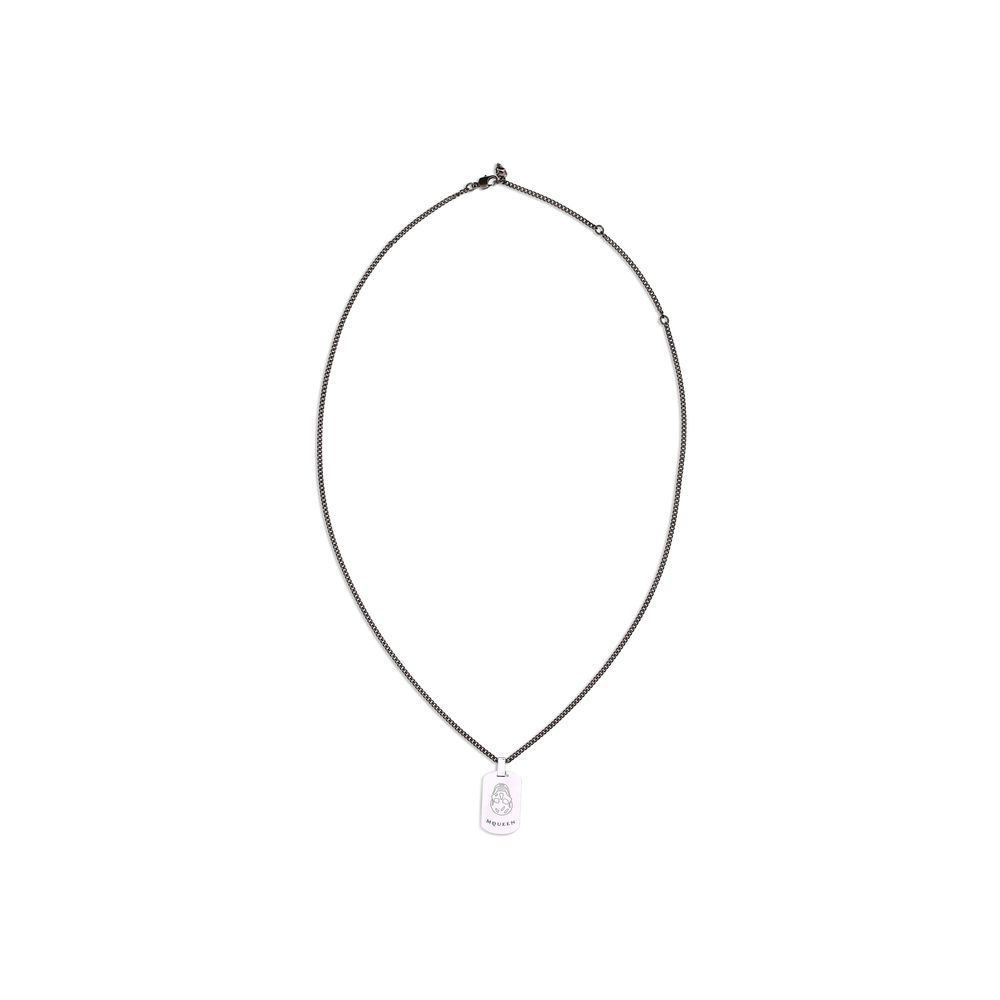 Alexander McQueen Silver Metal Necklace