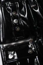 Dolce & Gabbana Black High Waist Cargo Bootcut Pants