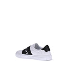 Givenchy White Calf Leather Bos Taurus Low Top Sneakers