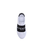 Givenchy White Calf Leather Bos Taurus Low Top Sneakers