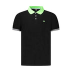 Norway 1963 Black Cotton Men Polo Shirt