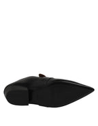 Marsell Black Soft Leather Loafer Pointed Toe Slip On Shoes