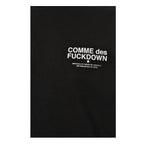 Comme Des Fuckdown Black Cotton Men's Crewneck Sweater