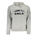 North Sails Gray Cotton Men Sweater