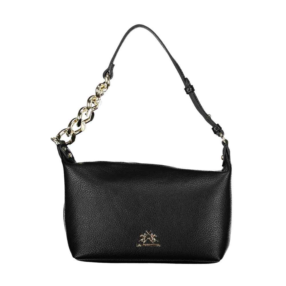 La Martina Black Polyethylene Handbag