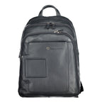 Piquadro Blue Leather Backpack