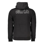 Cavalli Class Black Cotton Men Sweater
