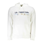 La Martina White Cotton Men Sweater