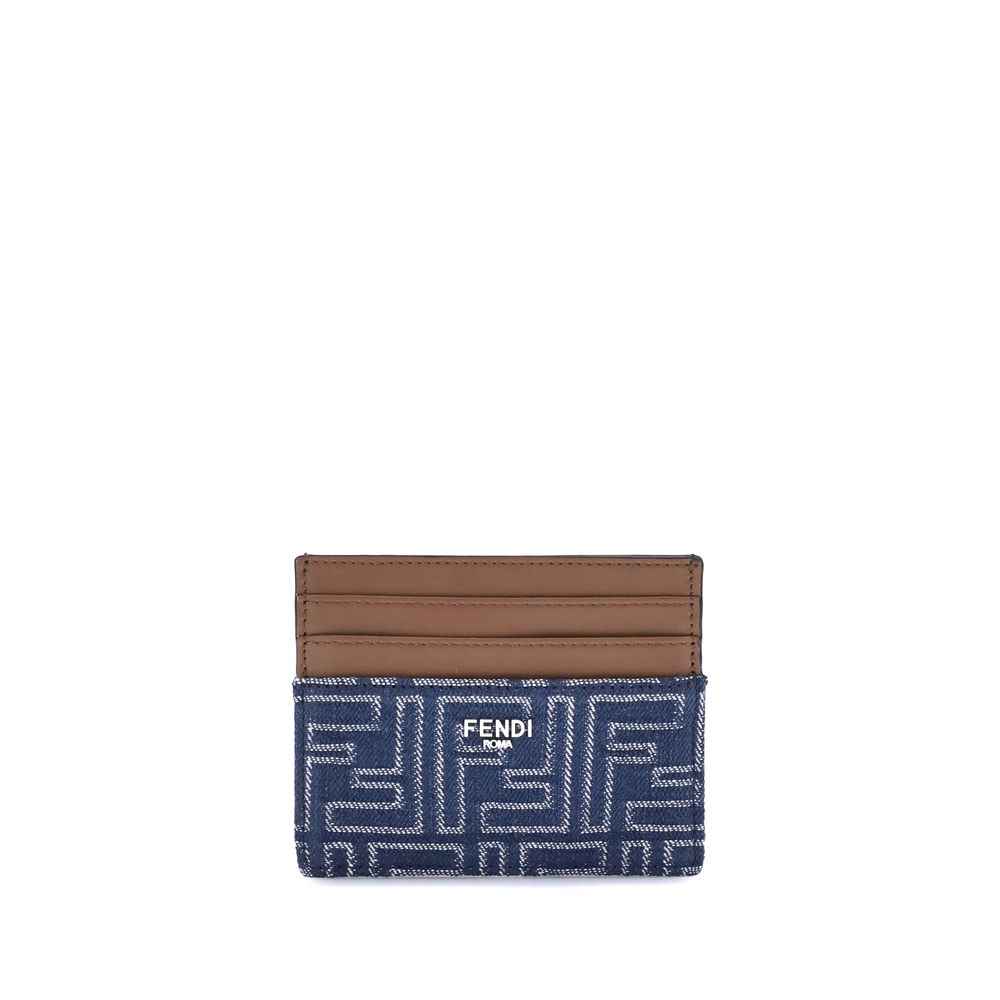 Fendi Denim Card Holder