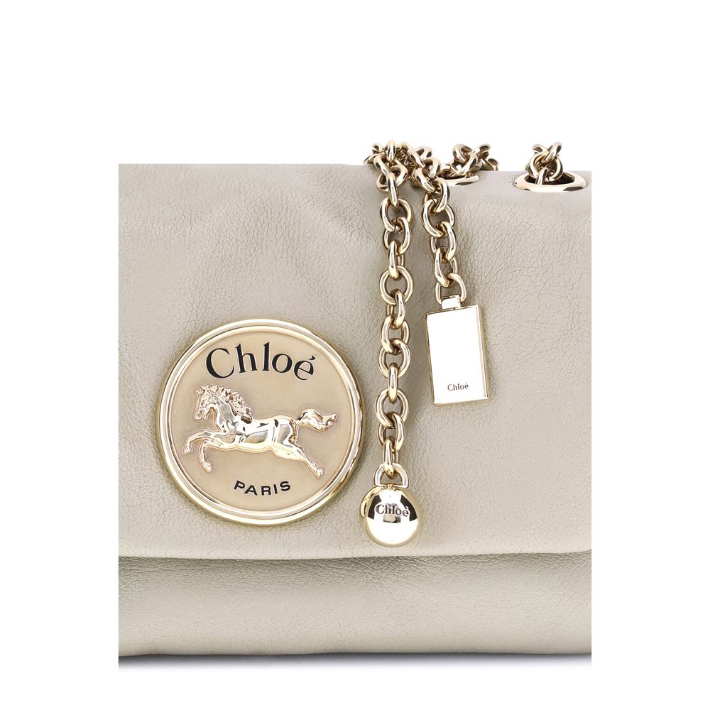 Chloé Beige Calf Leather Bos Taurus Shoulder Bag