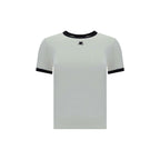 Courrèges White Cotton T-Shirt