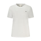 Calvin Klein White Cotton Women T-Shirt