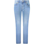 Calvin Klein Blue Cotton Women's Slim Jean