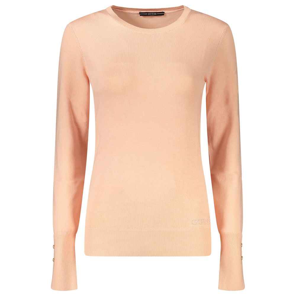 Guess Jeans Pink Viscose Sweater