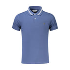 Guess Jeans Blue Cotton Polo Shirt