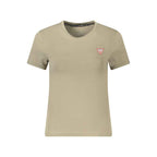 Guess Jeans Beige Cotton Women T-Shirt