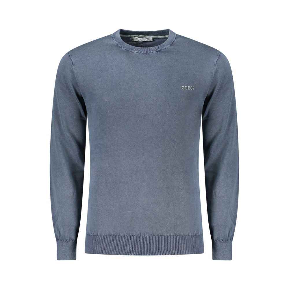 Guess Jeans Blue Cotton Sweater