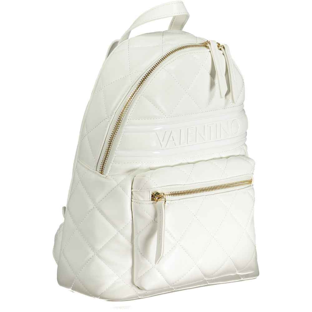 Mario Valentino White Polyethylene Backpack