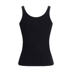 Wolford Black Cotton Sleeveles T-Shirt