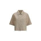 Fendi Chambray cropped Jacket