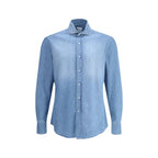 Brunello Cucinelli Light Blue Denim Shirt