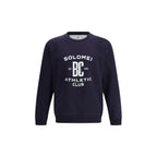 Brunello Cucinelli Blue Cotton Sweatshirt