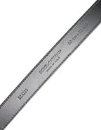 Dolce & Gabbana Blue Leather Classic Metal DG Logo Buckle Belt